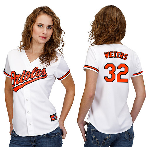 Matt Wieters #32 Youth Baseball Jersey-Baltimore Orioles Authentic Home White Cool Base MLB Jersey